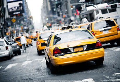 Fototapeta Žluté taxíky NY 24297